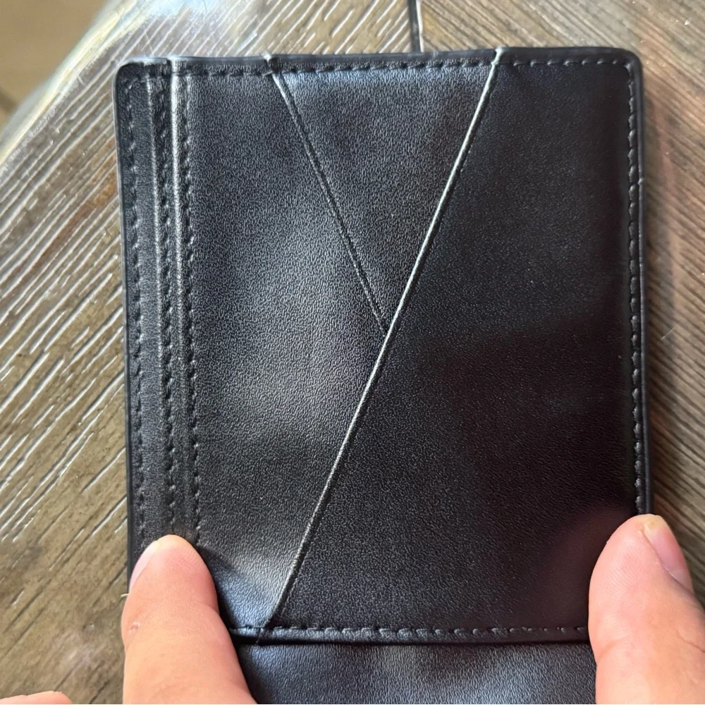 Louis Vuitton Multiple Wallet Black Monogram Shadow Leather M62901 Bifold - Picture 6 of 7